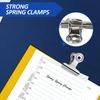 Stainless Steel Bulldog Clips, Heavy Duty Hinged Clips, Multi-Purpose Silvery Binder Photo, Home, Kitchen, Office, School Supplies