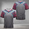 Fashion 3D Printing Fitness T-shirt Men's Outdoor Running Badminton Sports Men's T-shirt Casual Loose Top