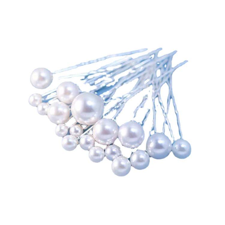 18-teiliges Braut-Haarschmuck-Set: U-förmige Haarnadeln & Styling-Clips für Make-up und Flechten