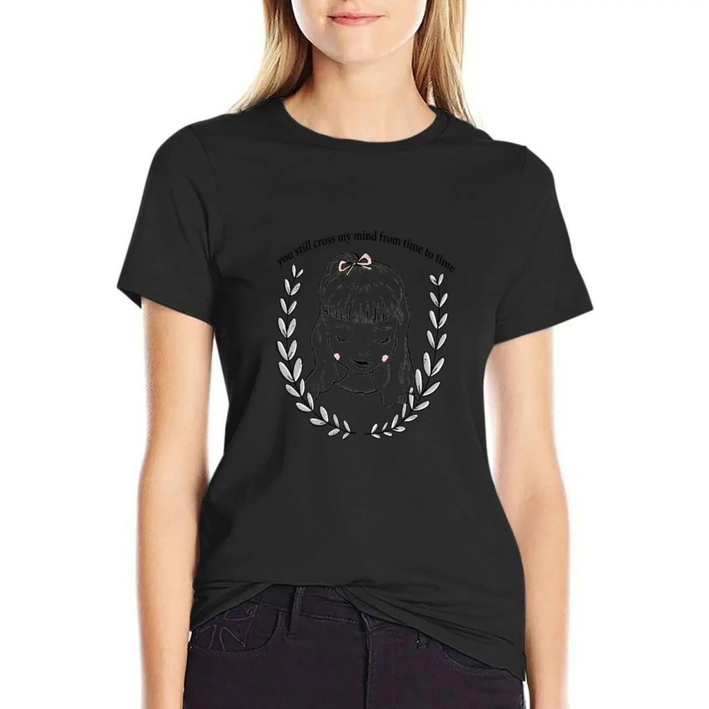 Andria T-Shirt Lady Clothes Heavyweights Korean Fashion New Edition T Shirts for Womens