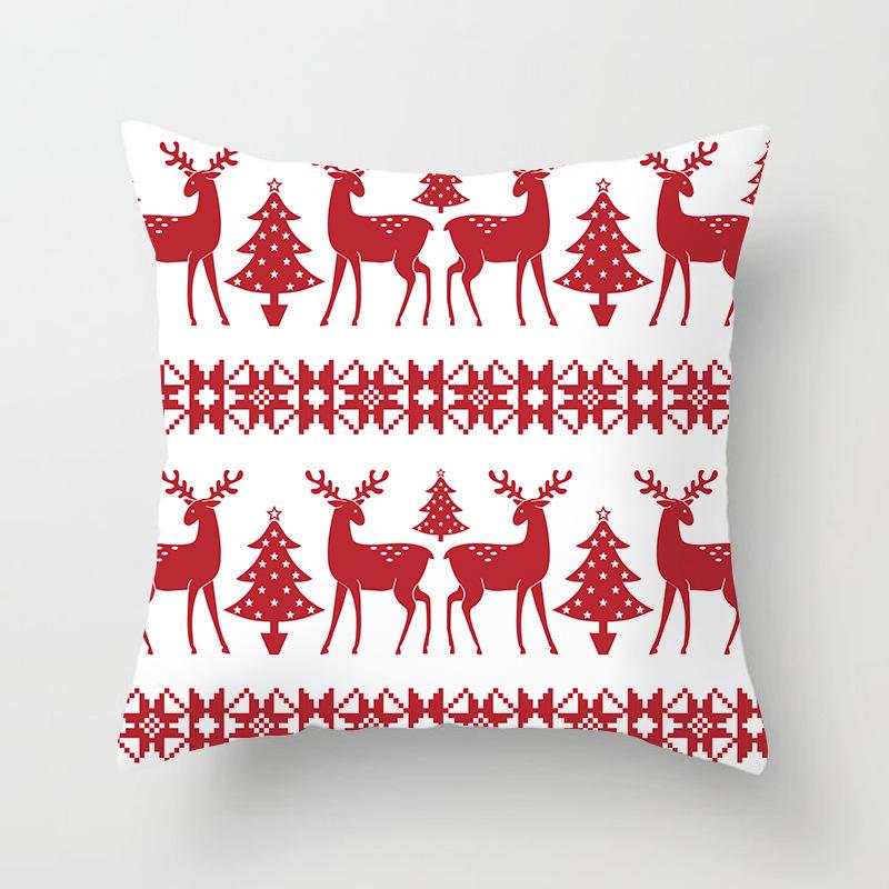 New Christmas Pillowcase Home Sofa Holiday Gift Decoration Pillow Cushion Cover