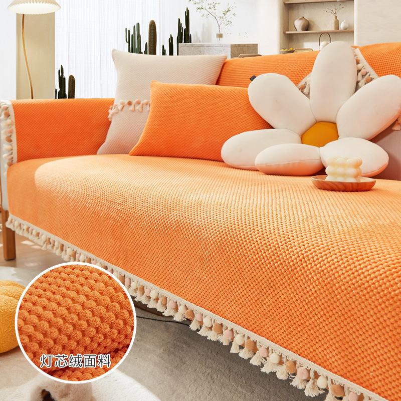 Anti Cat Scratch Sofa Mat All-season Universal Ins Style Backrest Cover Anti Slip Sofa Cover