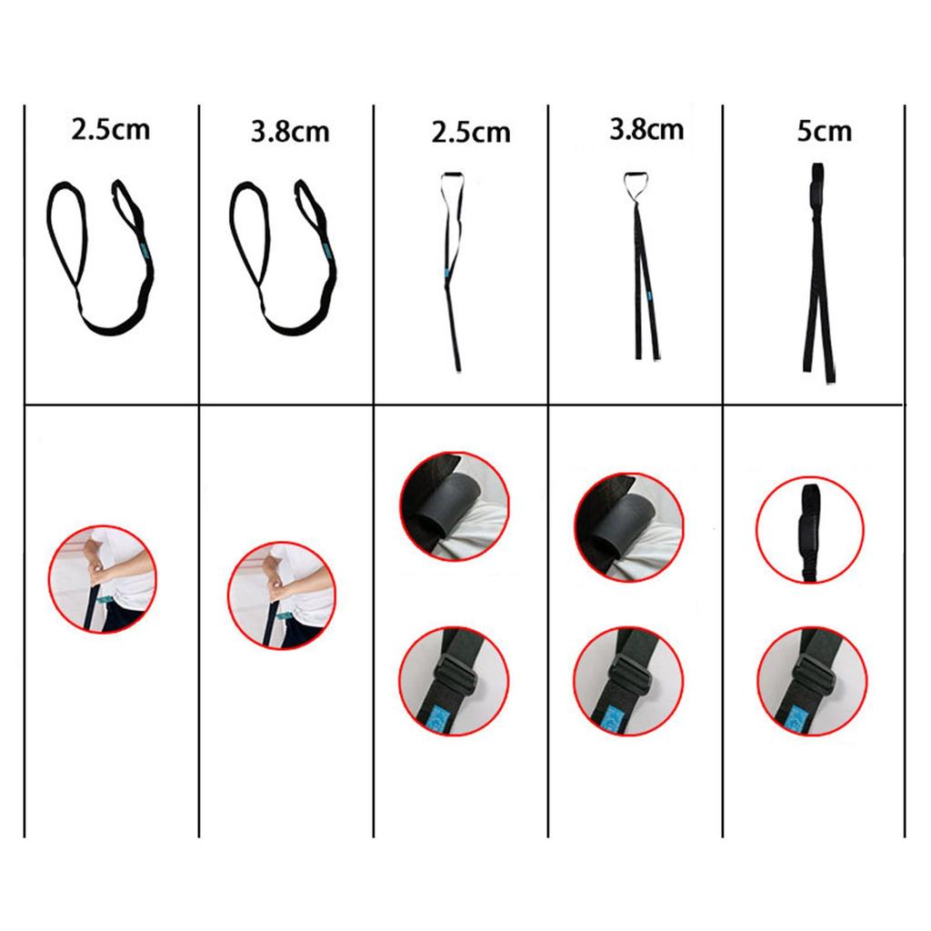 Long Leg Lifter Strap, Practice Walking Assist Device Band Mobility Belt for Stroke Disability