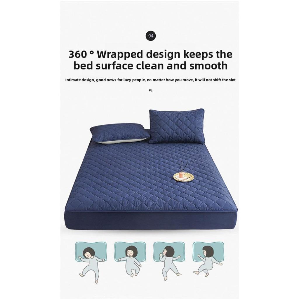 Waterproof Bed Sheet, Urine Isolation Clip Cotton Bed Sheet, Fully Wrapped Non Slip Bed Cover, Simmons Mattress Protective Cover