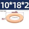 Pure Red Copper Gasket Sealing Ring for Marine Instruments, Metal Flat Washer M3-M60mm