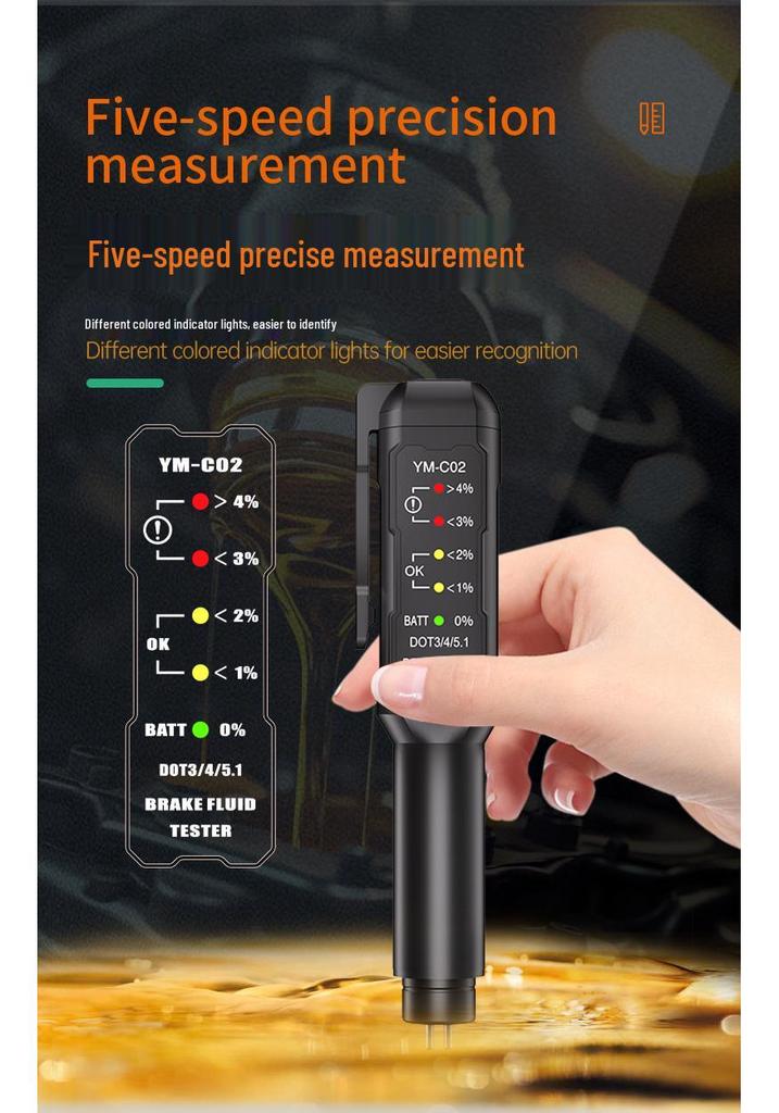 Brake Fluid Tester for DOT 3/4/5.1