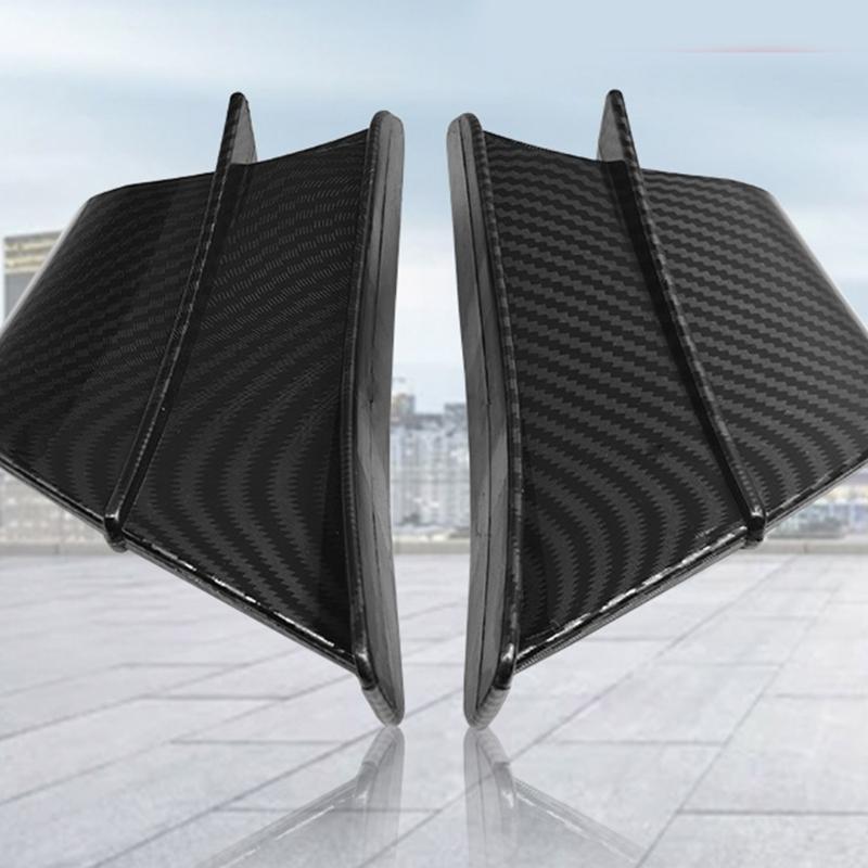 ABS Motorcycle Side Wind Winglets for Competitive Bikes High Speed Stability Improved Ride Comfort on Various Terrains