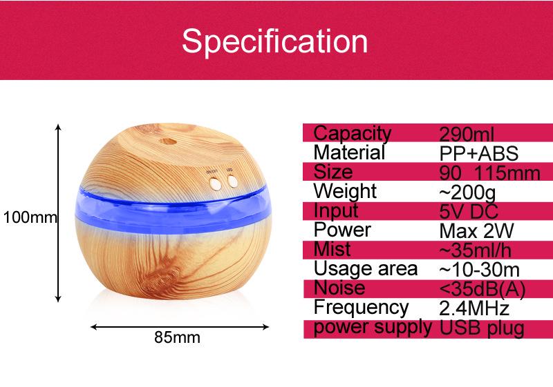 Compact USB Mini Humidifier & Air Purifier for Home/Desktop – OEM Compatible