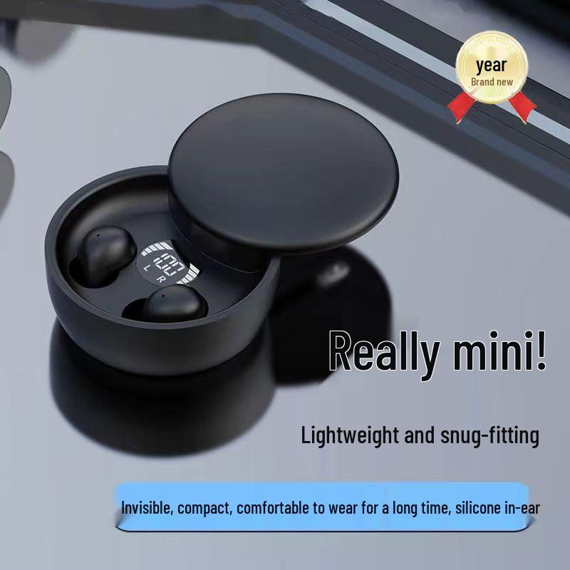 SK26 Slider Bluetooth Earphones: Ultra-Small TWS In-Ear Sleep Buds, New Type 5.4