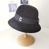 Letter C decoration with dome spring and summer travel sunshade sunscreen hat children's casual washbasin hat