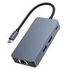 6 in 1 TYPE-C to RJ45 Gigabit USB 3.2 HDMI PD100W Interface Hub Adapter Dock