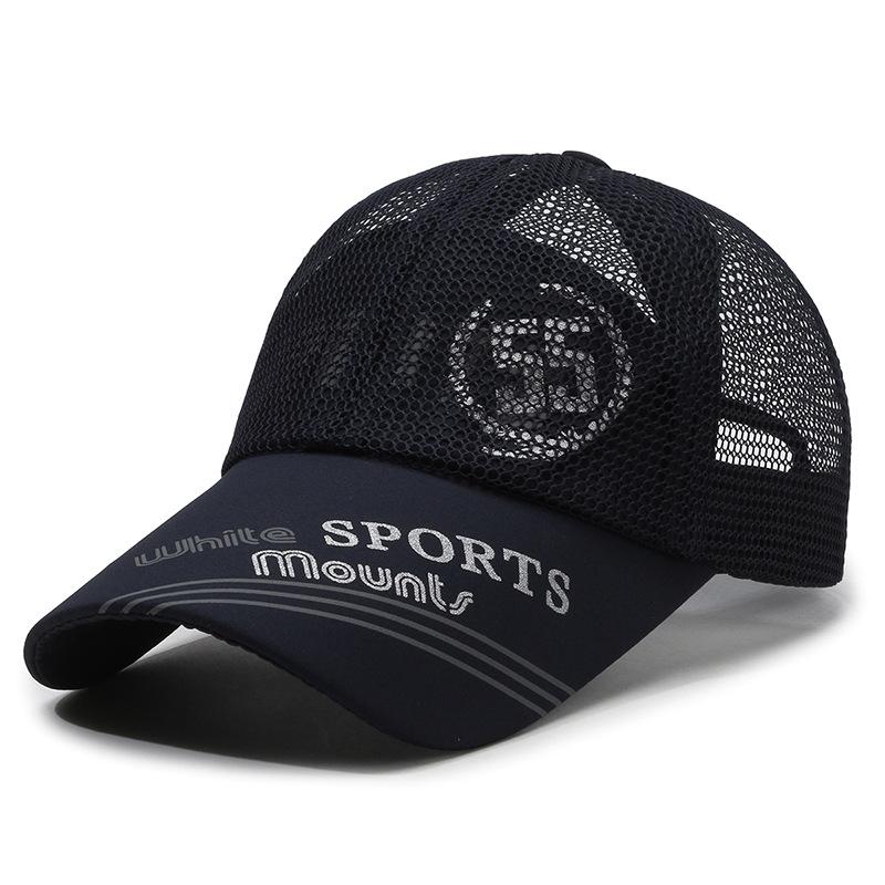 Baseball Cap Women's Men's Hat Mesh Cap Breathable Outdoor Korean Style Trendy Sun Protection Casual Baseball Cap