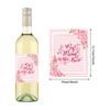 24pcs Mother's Day Wine Bottle Label Sticker Mother's Day Theme Floral Label Sticker Best Mom Gift Happy Mother's Day Decoration