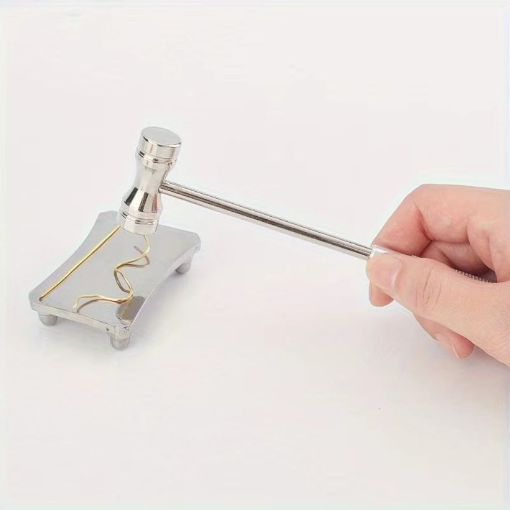 2Pcs/Set Anti-Skid Steel Jewelry Hammer Durable Bracelet Repair Tool Metal Stamping