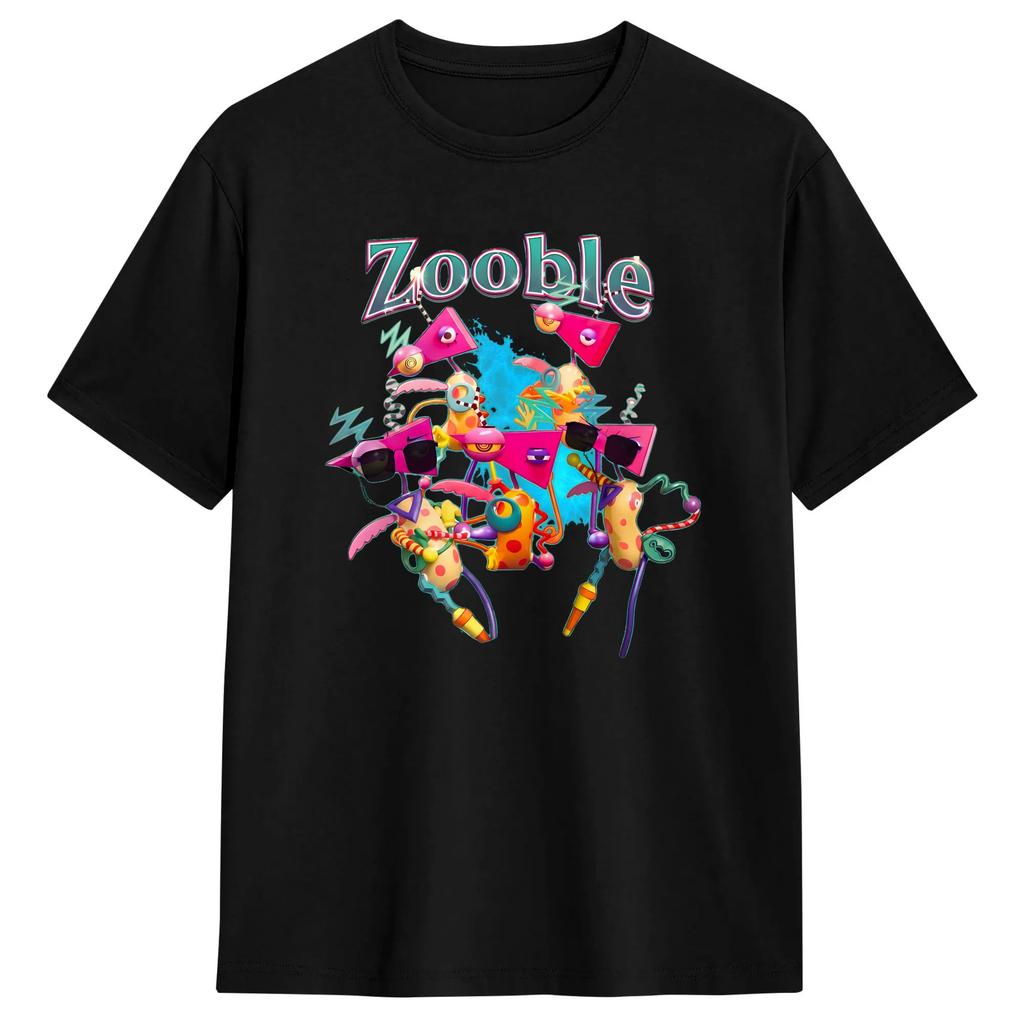 Cartoon Digatal Circus Unisex T Shirts Humor Tee Shirt Short Sleeve Round Neck TShirts Cotton Gift Idea Clothes