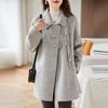 Women's Mid-Length Woolen Coat - Autumn/Winter 2025 Korean Style
