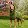 Velvet Dog Calming Jacket Thickened Solid Color Winter Dog Vest Coat Warm Windproof Dog Soothing Clothes Universal Pets