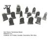 Spooky Graveyard Terrain 14 Pcs Mini Tombstone Model, 3D Printed Miniature Cemetery Gravestone Scenery Sand Table Model Props for Tabletop Gaming