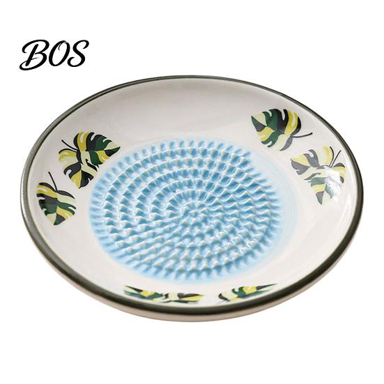 Tarka do czosnku Ceramiczna tarka do imbiru, Ręczna płyta do mielenia puree, Wielofunkcyjny tłuczek kuchenny Miska na owoce