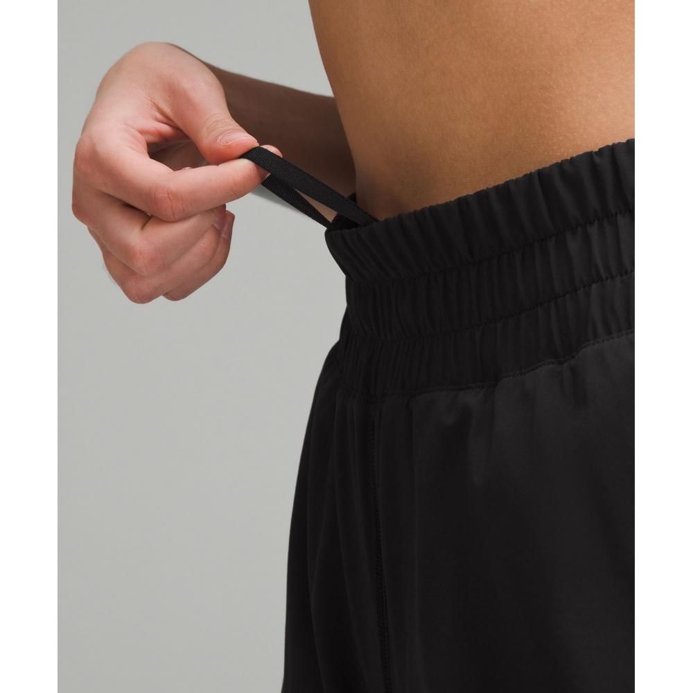 Lululemon Track That Mid Rise Lined Short 5  Black