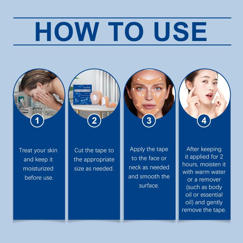 Beauty  Tape Anti-Wrinkle Face Tape  Tape For Face Skin Anti Aging Tape For Wrinkles Face Lift