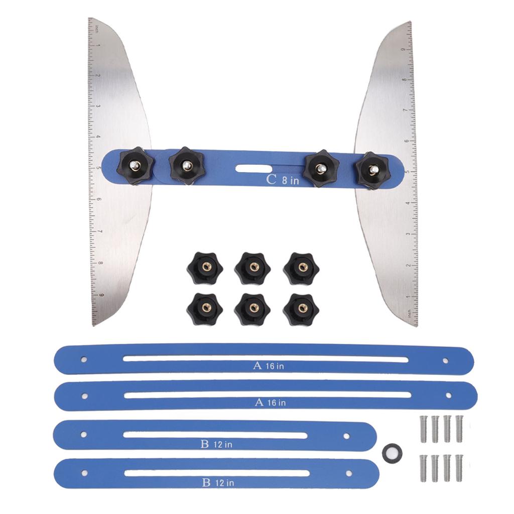 Stair Treads Gauge Stainless Steel 8in 12in 16in Corrosion Resistant High Accuracy Easy Operation