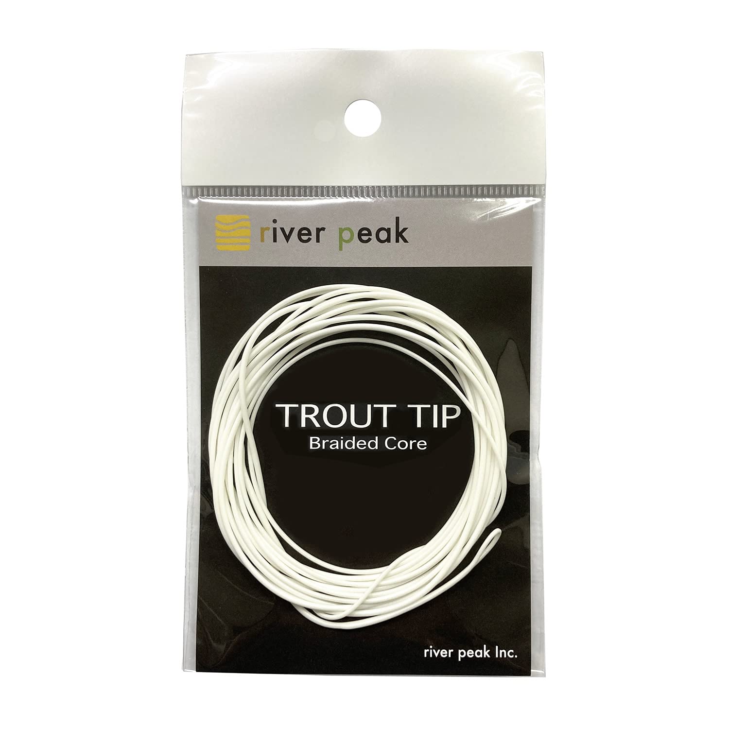 

River Peak Trout Tip Braided Core Floating 12 футов 20 фунтов (Белый, ТЯЖЕЛЫЙ)