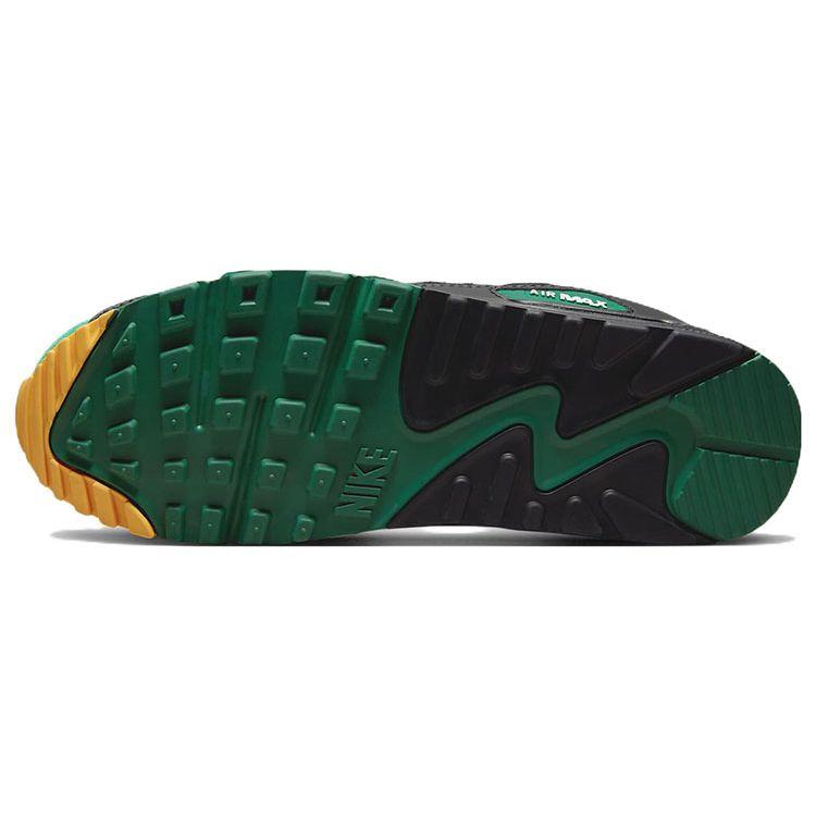 Nike Zapatillas Air Max 90 Gorge Green para hombre, platino puro, universidad, oro, negro DM0029-004