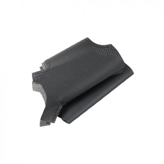 DIY Black Leather Steering Wheel Cover For BMW 1 3 Series E90 E87 E82 X1 E84
