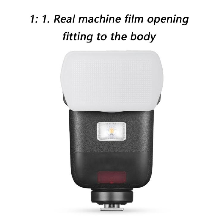 Soft Light Flash Diffuser Dome Bounce Diffuser for V480 Hot Shoe Mount Camera Equipment Softbox Accessories