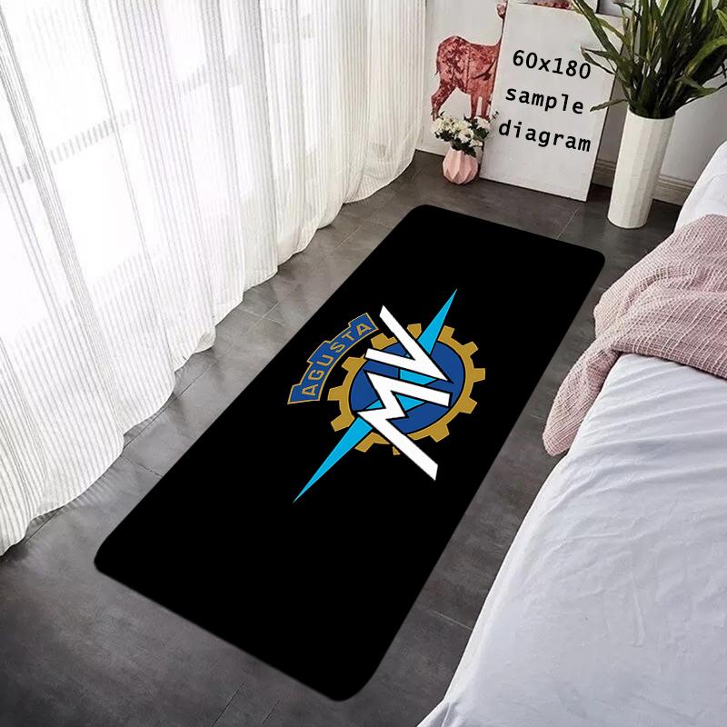 House Entrance Motorcycle Doormat MV Hallway Carpet Agusta Living Room Rugs Foot Carpets Bath Rug Floor Mats Non-slip Home Decor