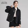SNOWFLYING 2024 Women's Spliced Lapel Down Jacket