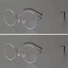 Denmark Design Small Round Glasses Frame Screwless Ultra Light Anti Blue Light Reading Glasses Retro Eyeglasses Men Korea Style