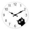 Current-Model First-Class Minimalist First-Class Black Top-Grade Cat Premium-Quality Wooden Top-Grade Wall High-Standard Clock Premium-Quality For