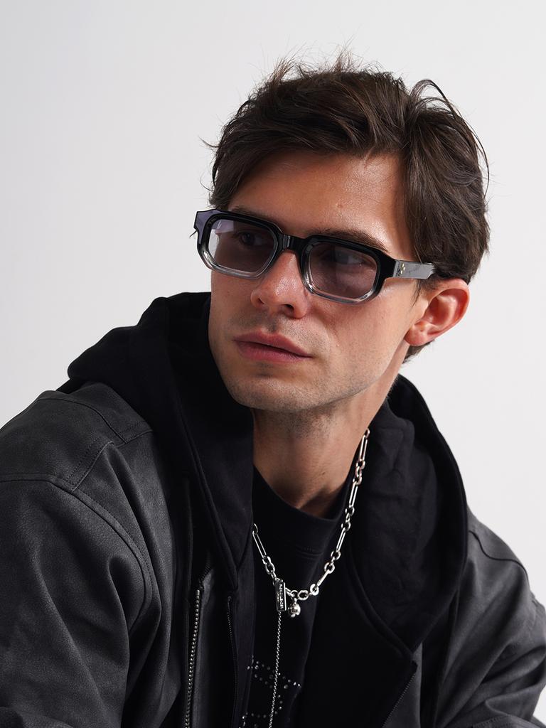 Ruiao Gafas de Sol Vintage para Hombre con Montura Rectangular Moda Retro Gafas de Sol Diseño de Marca de Lujo Protección UV400 Gafas de Sol para Mujer