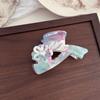 Exquisite Super Fairy Medium 6CM Temperament Flower Rhinestones Acetic Acid Hair Clip Hair Accessories For Woman Girls