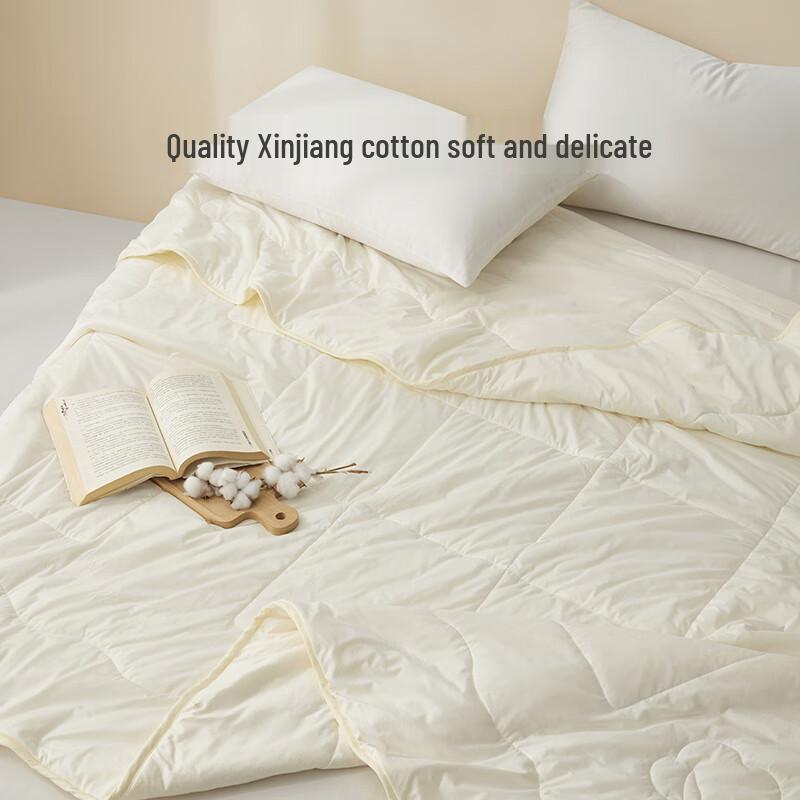 LUOLAI 100% Xinjiang Cotton Washable Knitted Summer Quilt