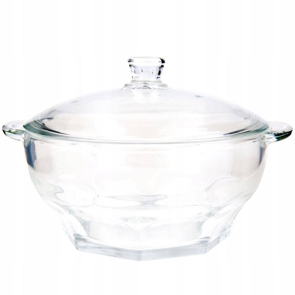 Heat-resistant Glass Vase with Lid, 2.5 L