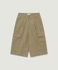 Aendeuel Wide Cargo Bermuda Pants - Beige