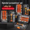 38-in-1 Rotating Ratchet Screwdriver Set - Versatile Household Repair Tool with Interchangeable Bits