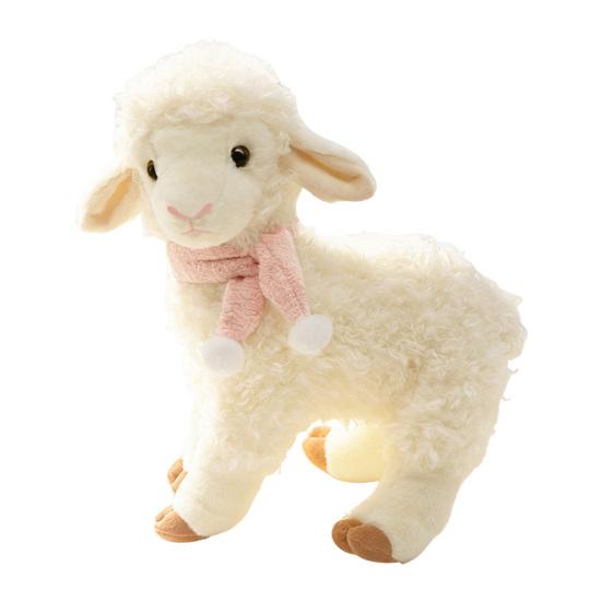 Plush Sheep Toy Small Stuffed Doll Cute Soft Animal Sheep White Little Lamb Toy for Kids S