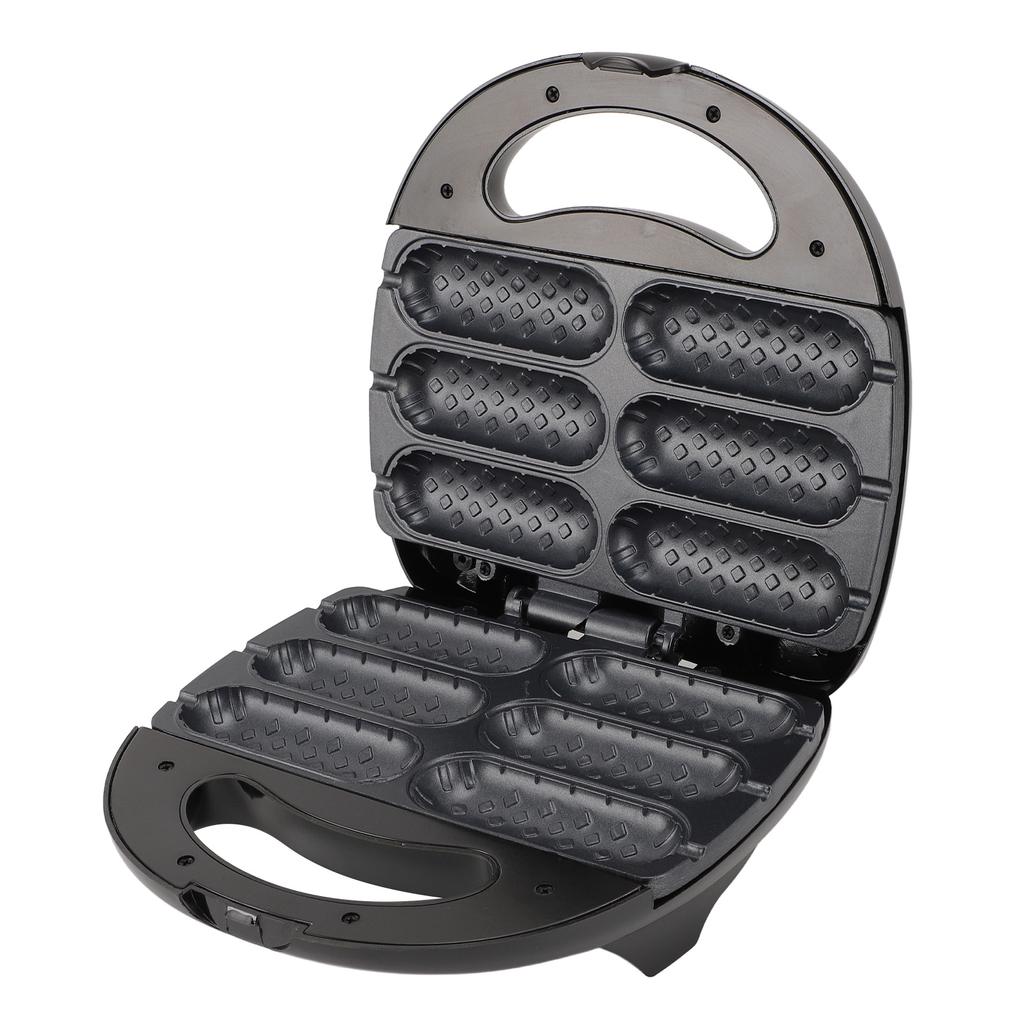 Stroj na vafle Hot Dog 850W Rychlý ohřev Automatická regulace teploty Nepřilnavý Snadné čištění 6 C