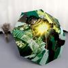 1pc Ultimate Boku No Hero Academia Inspired Umbrella: Automatic Opening, Foldable Design, Iron Frame, Outdoor Use, Perfect Gift for Fans, Travelers, D