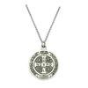 Collana con ciondolo a medaglione di San Benedetto cattolico, lega, collane girocollo San Benito Collares, regalo creativo all'ingrosso