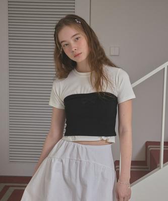DELIDI Dulce Ribbon Tube Top (Black)