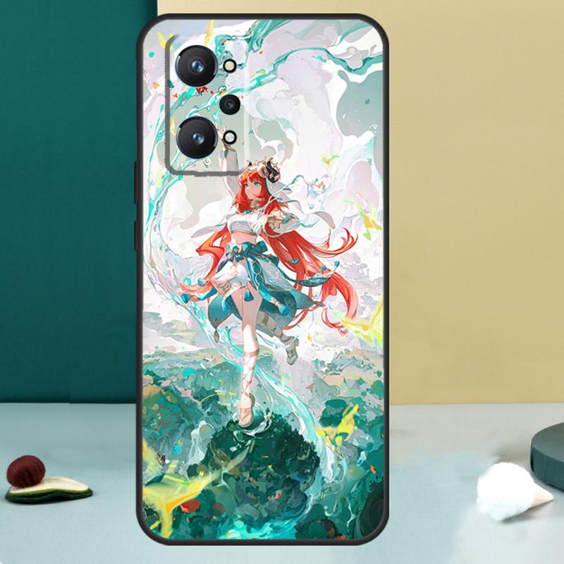 Genshin Impact Nilou For Realme 11 10 12 13 14 Pro Plus GT 7 6 5 Pro GT 6T C67 C61 C53 C51 C21Y C25S C75 C55 Case