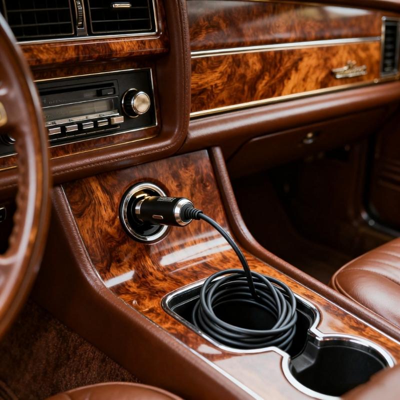 USB C Car Cigarettes Lighter Adapter 3.5m Extended Cord Universal DVR Dashcam Safe Charging Solution