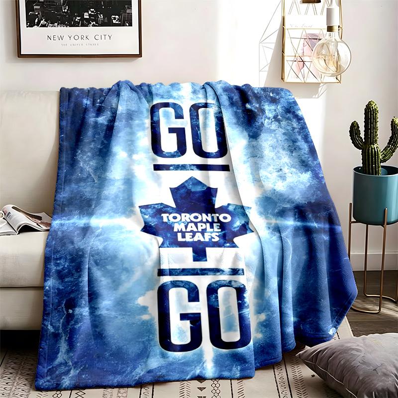Toronto Maple Leafs Theme Blanket Suitable For Beds Sofas And Camping Perfect For Both Men And Women Comfortable Bedding All Year Round