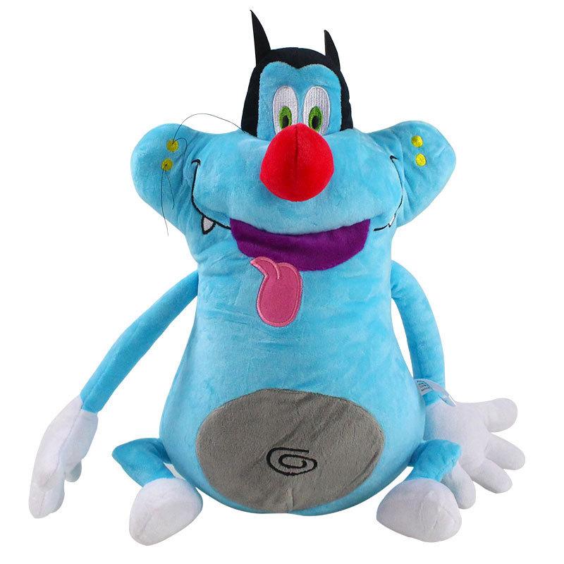 40cm Lustiges Design Frankreich Niedlicher Cartoon Oggy Kakerlaken Plüschtier Dicke Katze Oggy Kuscheltier Puppe Anime Plüschtier