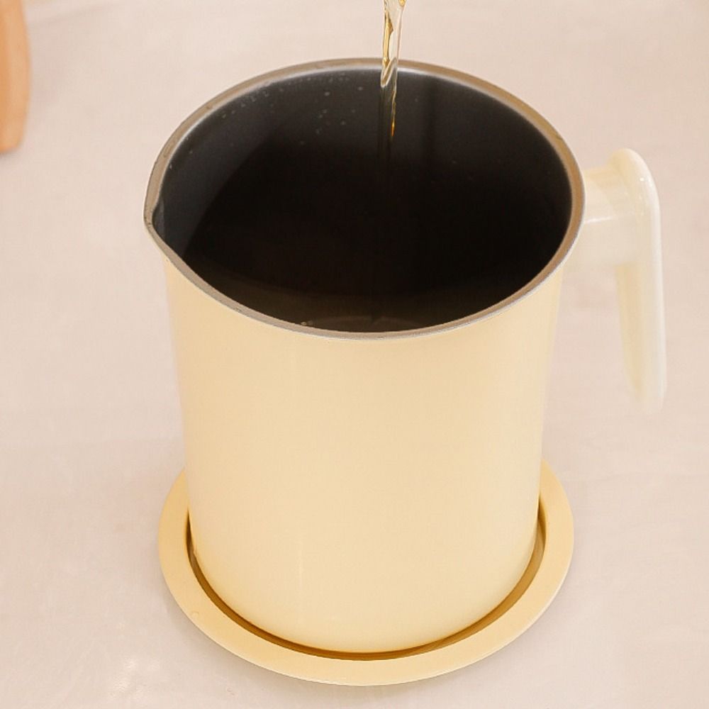 Large Capacity Grease Separator Anti-Leakage Stainless Steel Strainer Oil Filter Pot  Deep Frying